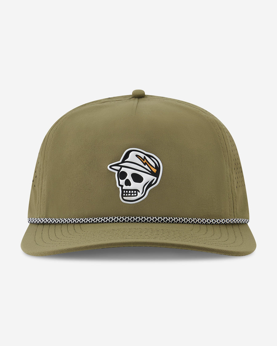 Castlebeard Skull Caddie Performance Rope Hat - Brindle