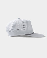 Castlebeard Skull Caddie Performance Rope Hat - White, view 3