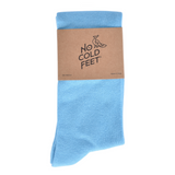 Castlebeard Solid Aquamarine Blue Socks, view 2