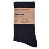 Castlebeard Solid Black Socks, view 3