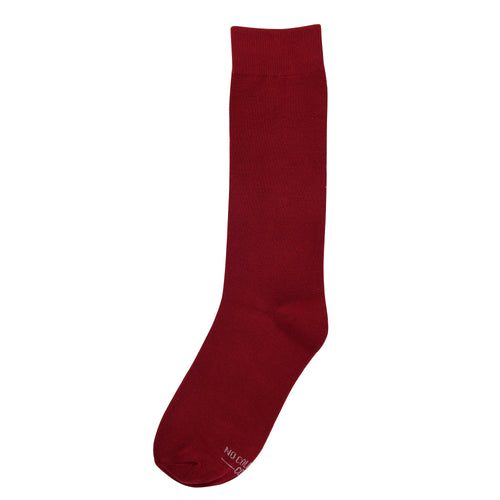 Castlebeard Solid Burgundy Socks