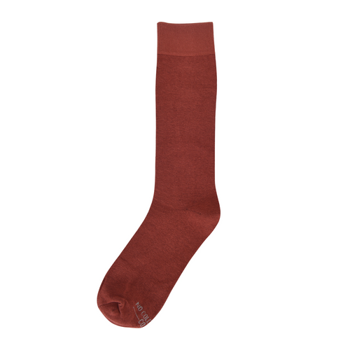 Castlebeard Solid Burnt Orange Socks