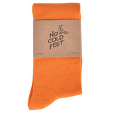 Castlebeard Solid Clementine Orange Socks, view 2