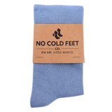 Castlebeard Solid Dusty Blue Socks, view 2