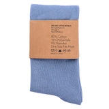 Castlebeard Solid Dusty Blue Socks, view 3