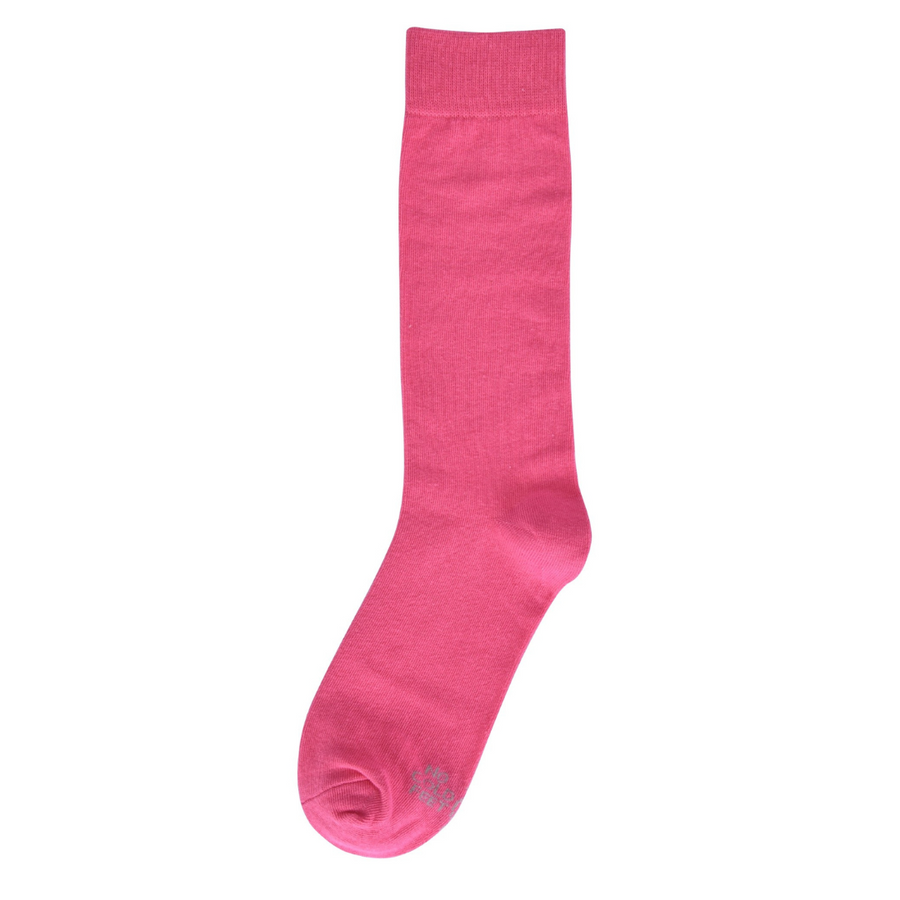 Castlebeard Solid Hot Pink Socks