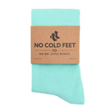 Castlebeard Solid Mint Socks, view 2
