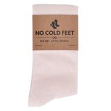 Castlebeard Solid Pale Pink Socks, view 2