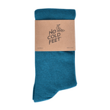 Castlebeard Solid Peacock Green Socks, view 2