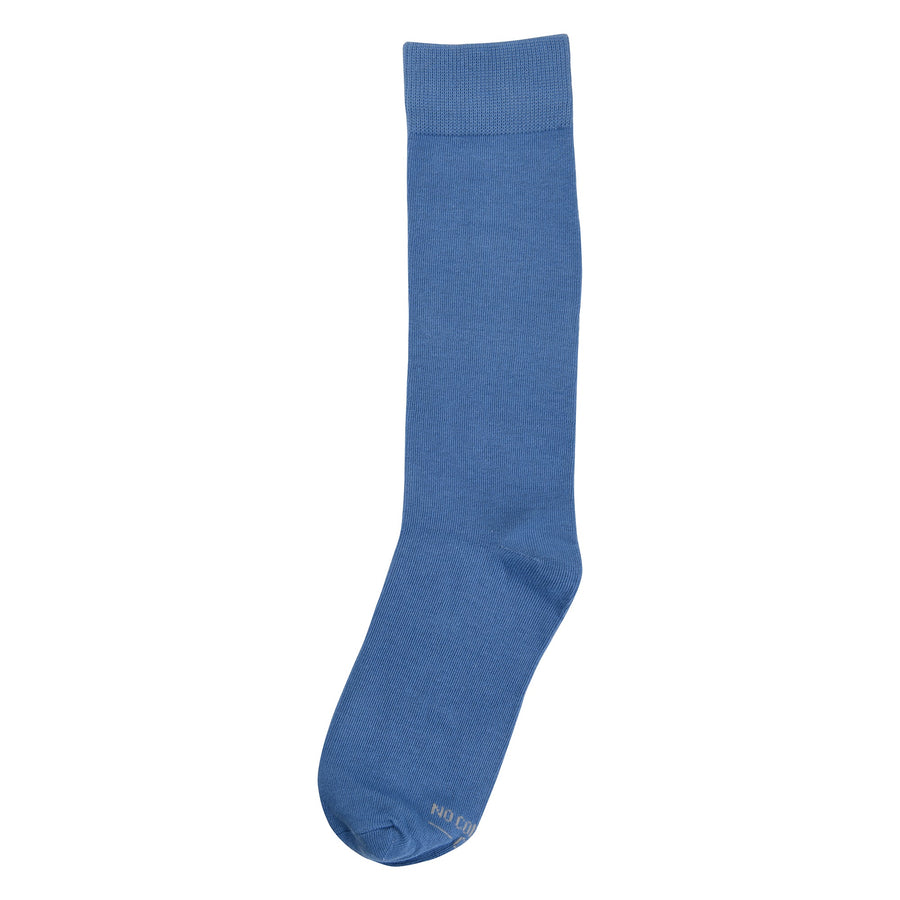 Castlebeard Solid Steel Blue Socks