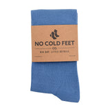Castlebeard Solid Steel Blue Socks, view 2