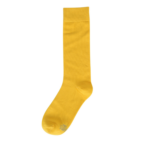 Castlebeard Solid Sunshine Yellow Socks