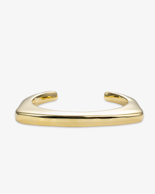 Castlebeard Sophia Geometric Gold Open Cuff Bracelet