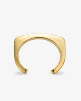 Castlebeard Sophia Geometric Gold Open Cuff Bracelet, view 3