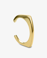 Castlebeard Sophia Geometric Gold Open Cuff Bracelet, view 5