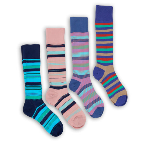 Castlebeard Spectrum Stripes Dress Sock Bundle