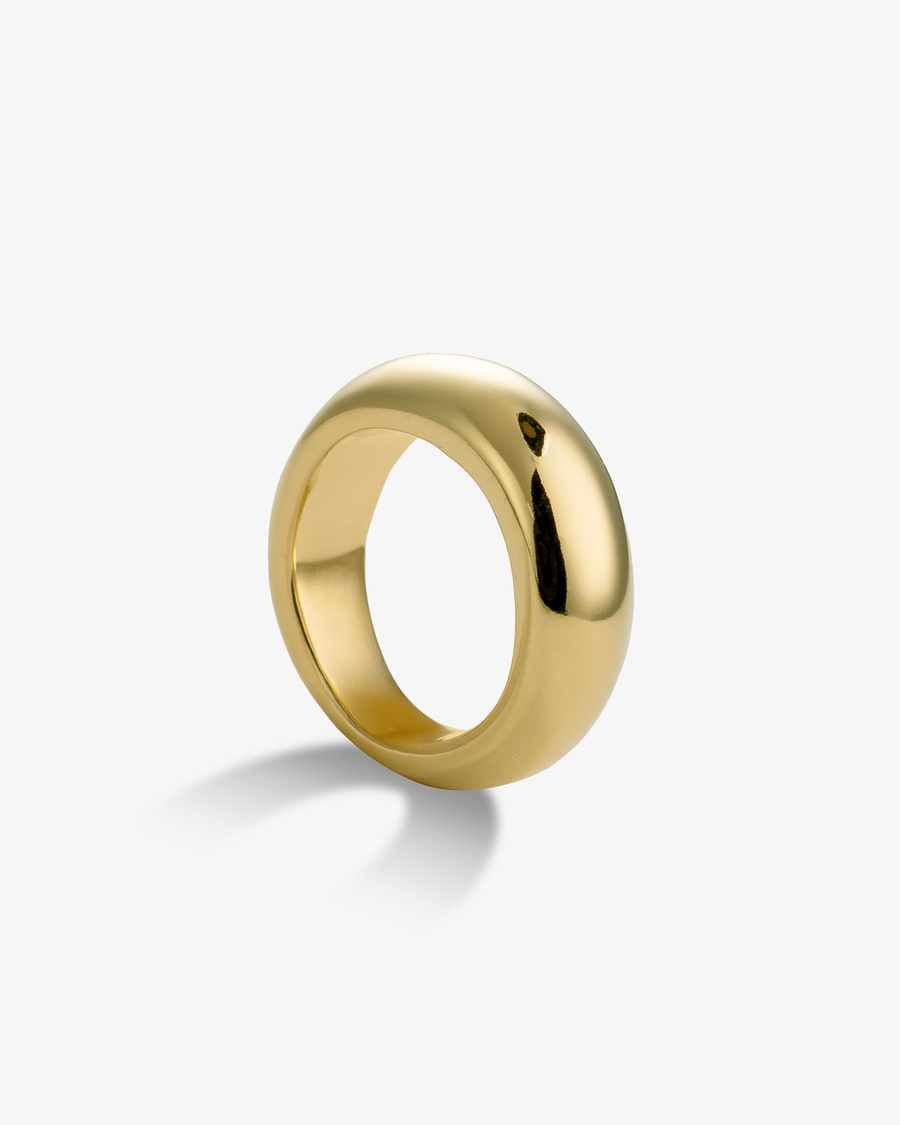 Castlebeard Stella Chunky Dome Gold Statement Ring