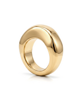 Castlebeard Stella Chunky Dome Gold Statement Ring, view 5