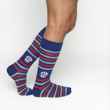 Castlebeard Stripe Sip Dress Socks, view 2