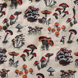 Castlebeard Summer Hawaiian Shirt For Men Shroomy land By Kashmira Jayaprakash Print Shirt Camp Collar 100% Cotton, view 3