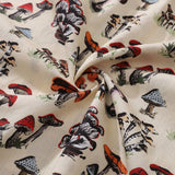 Castlebeard Summer Hawaiian Shirt For Men Shroomy land By Kashmira Jayaprakash Print Shirt Camp Collar 100% Cotton, view 6