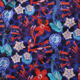 Castlebeard Summer Hawaiian Shirt For Men The Big Dive By Lucille Pattern Print Shirt Camp Collar 100% Cotton, view 3