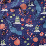 Castlebeard Summer Hawaiian Shirt For Men Underwater Cotton Beach Shirt Camp Collar By ME.COCO.DESIGN, view 3