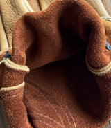 Castlebeard Tan Short Wrist Deerskin Gloves, view 4