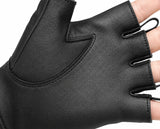 Castlebeard White Fingerless Ventilated Gloves, view 2