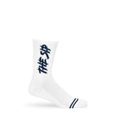 Castlebeard White The Sip Casual Crew Socks, view 2