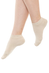 Castlebeard Women’s Bamboo Ankle Socks 3-Pack, Gold, Brick & Mustard, view 6