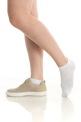Castlebeard Women’s Bamboo Ankle Socks 3-Pack, Teal, Lilac & Black, view 4