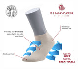 Castlebeard Women’s Bamboo Ankle Socks 8-Pack Gift Box, All White, view 6