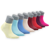 Castlebeard Women’s Bamboo Ankle Socks 8-Pack Gift Box, Bright Mix, view 5