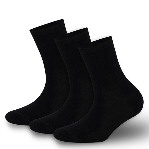 Castlebeard Women’s Bamboo Crew Socks 3-Pack