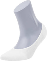 Castlebeard Women’s Bamboo No-Show Socks 6-Pack, White, Pink & Black, view 3