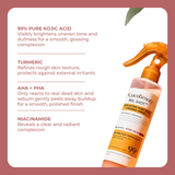 CocoBeauty Peel Shot - Kojic + Turmeric Body Peel Spray, view 2