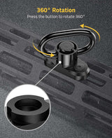 CVLIFE 1.25" Sling Swivel 2-Pack for Two Point Sling, view 3