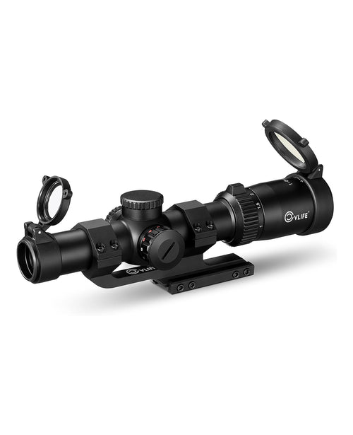 CVLIFE EagleFeather 1-6x24 LPVO Rifle Scope with 30mm Cantilever Mount