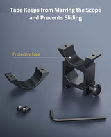 CVLIFE 1 inch High Profile Picatinny Scope Rings Mounts, view 4