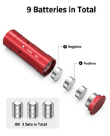 CVLIFE 12 Gauge Bore Sight Laser Red Dot Boresighter with 3 Sets of Batteries, view 4