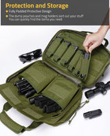 CVLIFE 13x8x9.5 Inches Pistol Shooting Range Duffle Bag, view 3