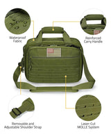 CVLIFE 13x8x9.5 Inches Pistol Shooting Range Duffle Bag, view 5