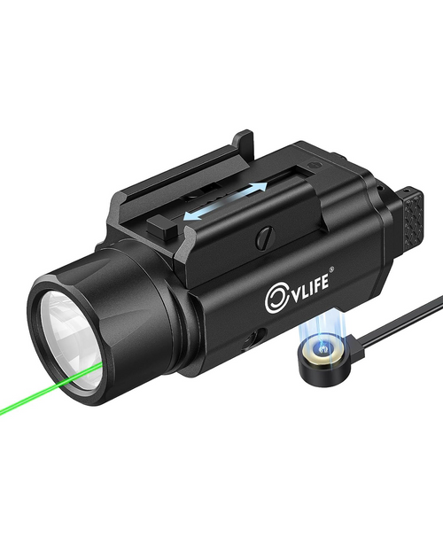 CVLIFE 1500 Lumens Laser Light Combo for Pistol