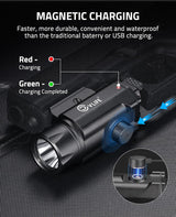 CVLIFE 1500 Lumens Pistol Flashlight Magnetic Rechargeable, view 5