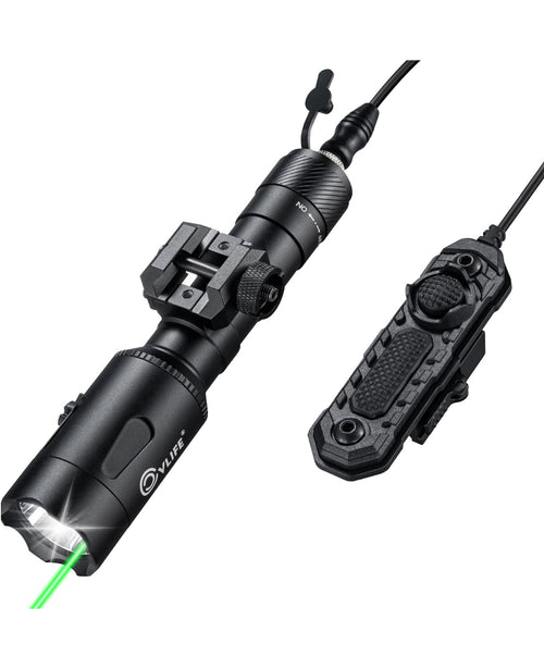 CVLIFE 1680 Lumens Laser Light Combo Flashlight