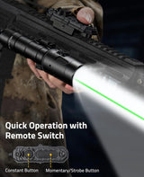CVLIFE 1680 Lumens Laser Light Combo Flashlight, view 4