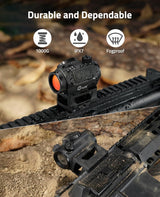 CVLIFE JackalHowl 1x20mm 2MOA Dot Sight Red Green Motion Awake Dot Sight, view 2