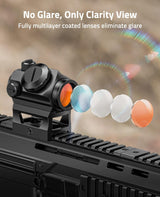 CVLIFE JackalHowl 1x20mm 2MOA Dot Sight Red Green Motion Awake Dot Sight, view 5