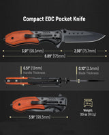 CVLIFE 2.98" Small EDC Pocket Knife, view 2